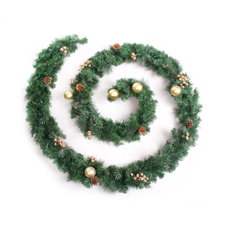 The Seasonal Aisle 360cm Faux Garland Wayfair.co.uk